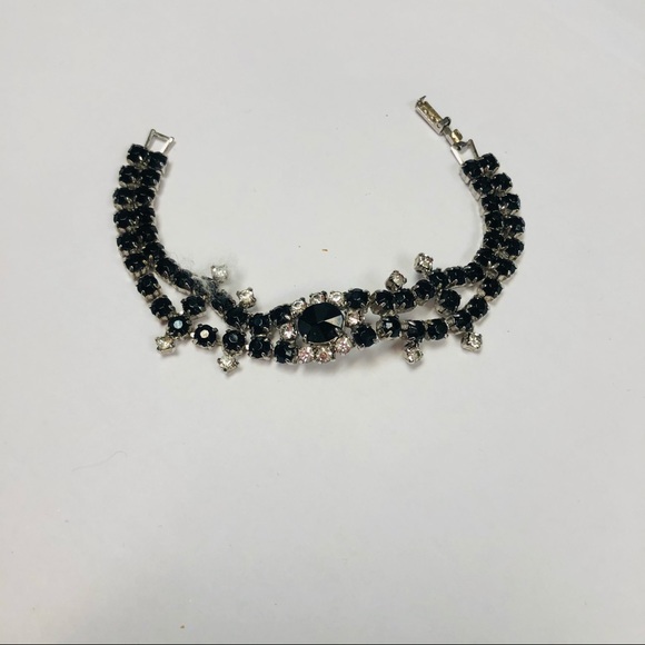 VINTAGE RHINESTONE BRACELET - Picture 5 of 9